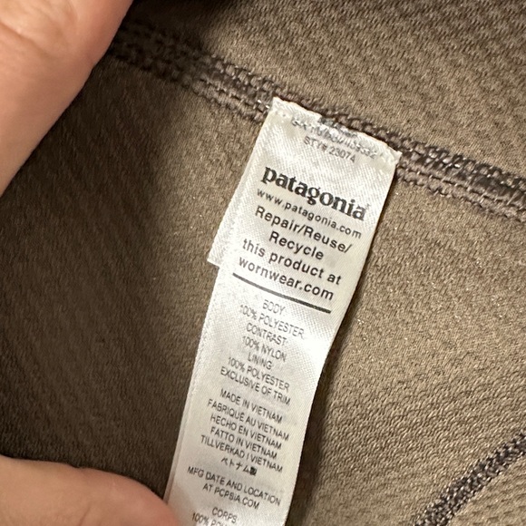 Patagonia women's classic retro-x fleece in brown and orange sz medium EUC - Picture 3 of 8